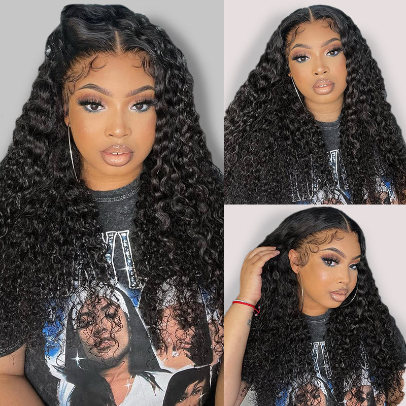 Hairsmarket Glueless Water Wave Wig 13x4 HD Lace Front Wig