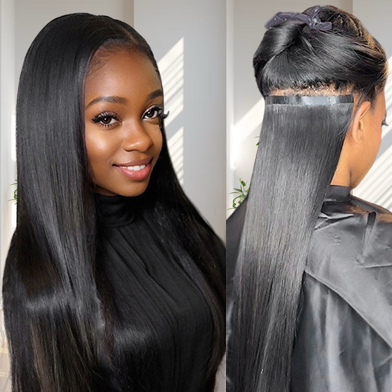 Hairsmarket Straight Clip In Hair Extension 100% Human Hair 135g 9 Pcs/ 7 Pcs