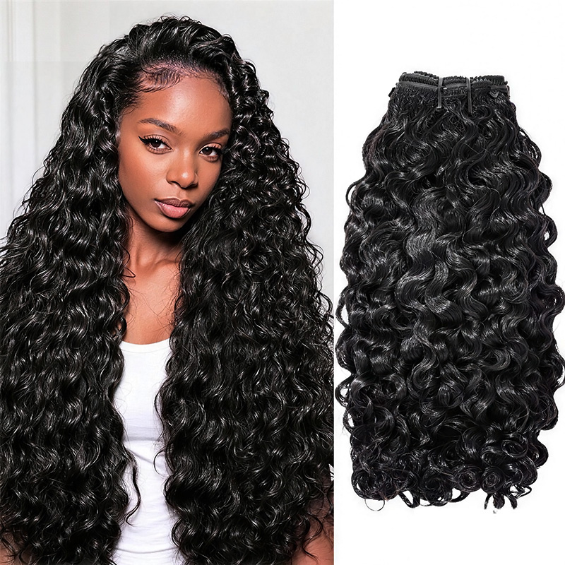 Hairsmarket Indian Curly Virgin Human Hair Bundles 12A Quality Unprocessed Hair Natural Color Extensions