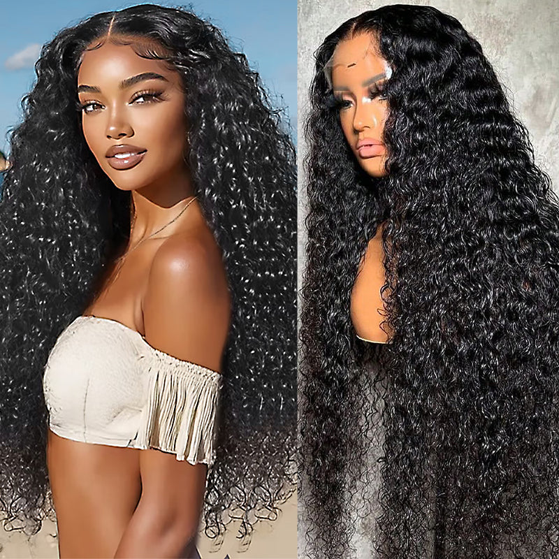Hairsmarket Pre-Everything 13x4 Lace Front Wig Buy Wig Get A Free Bundle Straight Body Wave Deep Wave Wig 