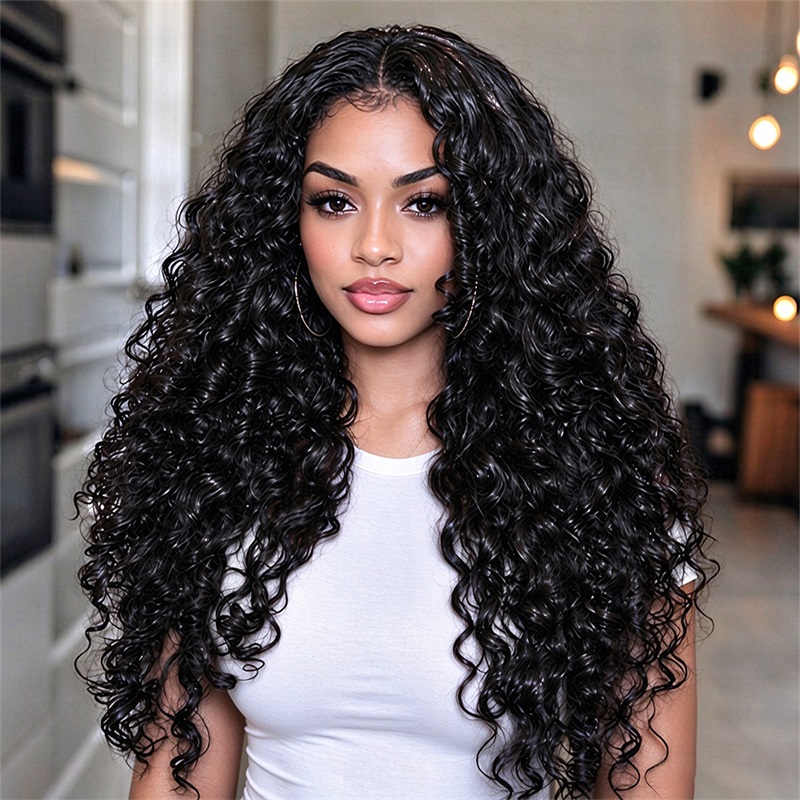Hairsmarket Indian Curly Virgin Human Hair Bundles 12A Quality Unprocessed Hair Natural Color Extensions