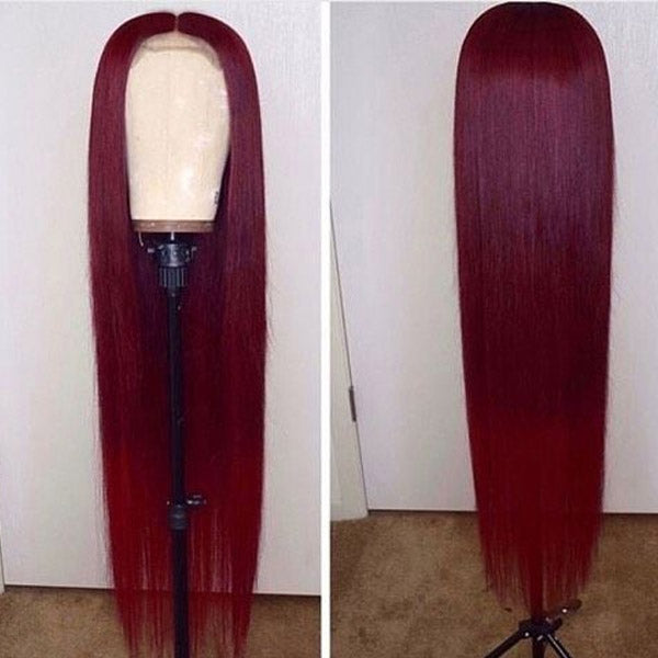 99J Color Lace Front Wig Colorful Human Hair Wigs 100% Virgin Hair Lace Wigs