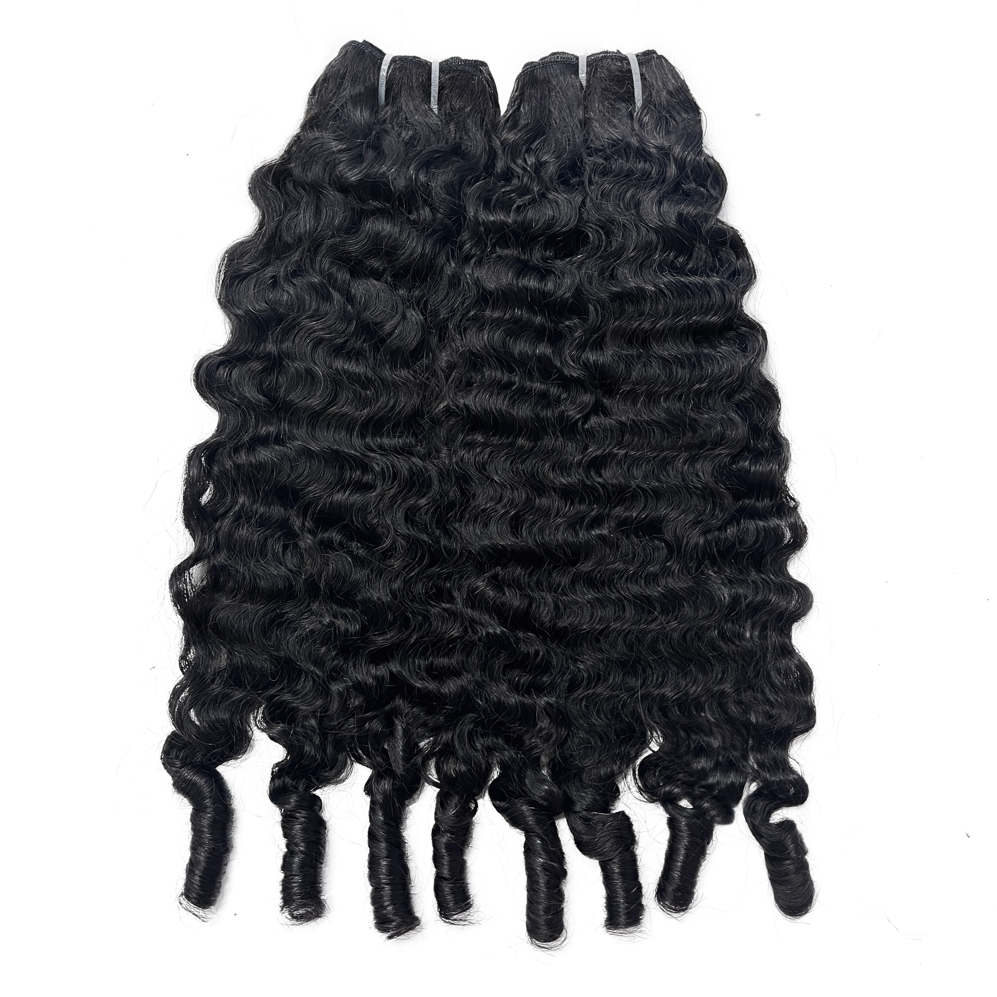 Hairsmarket Burmese Curly 3 Bundles With 4x4 Lace Closure 12A Unprocessed Virgin Hair Extensions