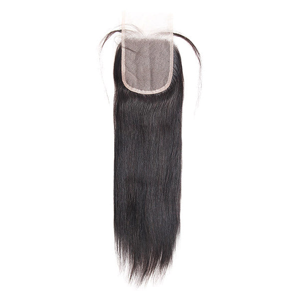 Hairsmarket Transparent Lace Closure 4*4 Virgin Straight Human Hair Lace Closure