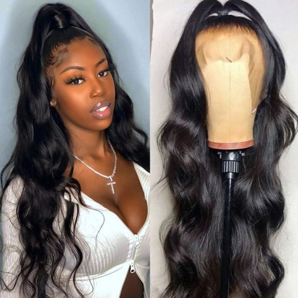24"=$188.88|Hairsmarket Invisi Strap Snug Fit 360 Transparent Lace Front Wig Body Wave Lace Wig Pre Plucked Glueless Wig