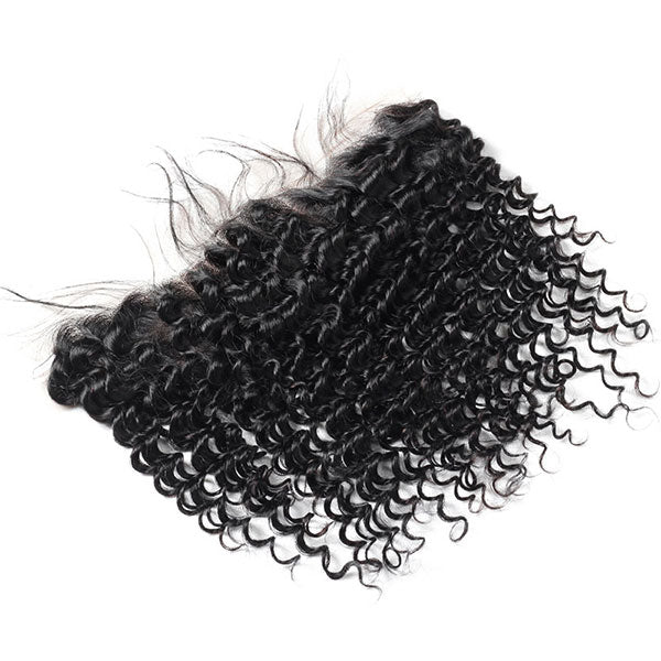 Ishow Hair Deep Wave Human Hair Ear To Ear Lace Frontal
