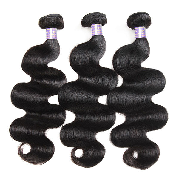 9A Allove Body Wave Virgin Hair 3 Bundles With One FREE Closure