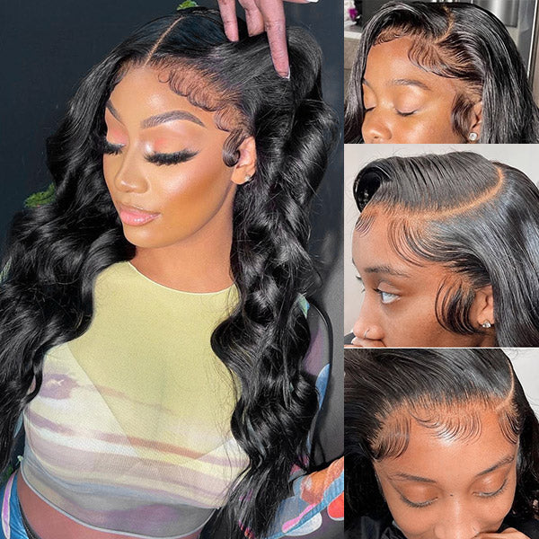Pre Plucked Wear & Go Wigs 30'' Body Wave 13x6 HD Lace Front Wig For Women