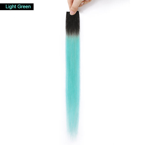 Colored Human Hair Hanging Ear Dyeing For Short Bob Wigs 35CM