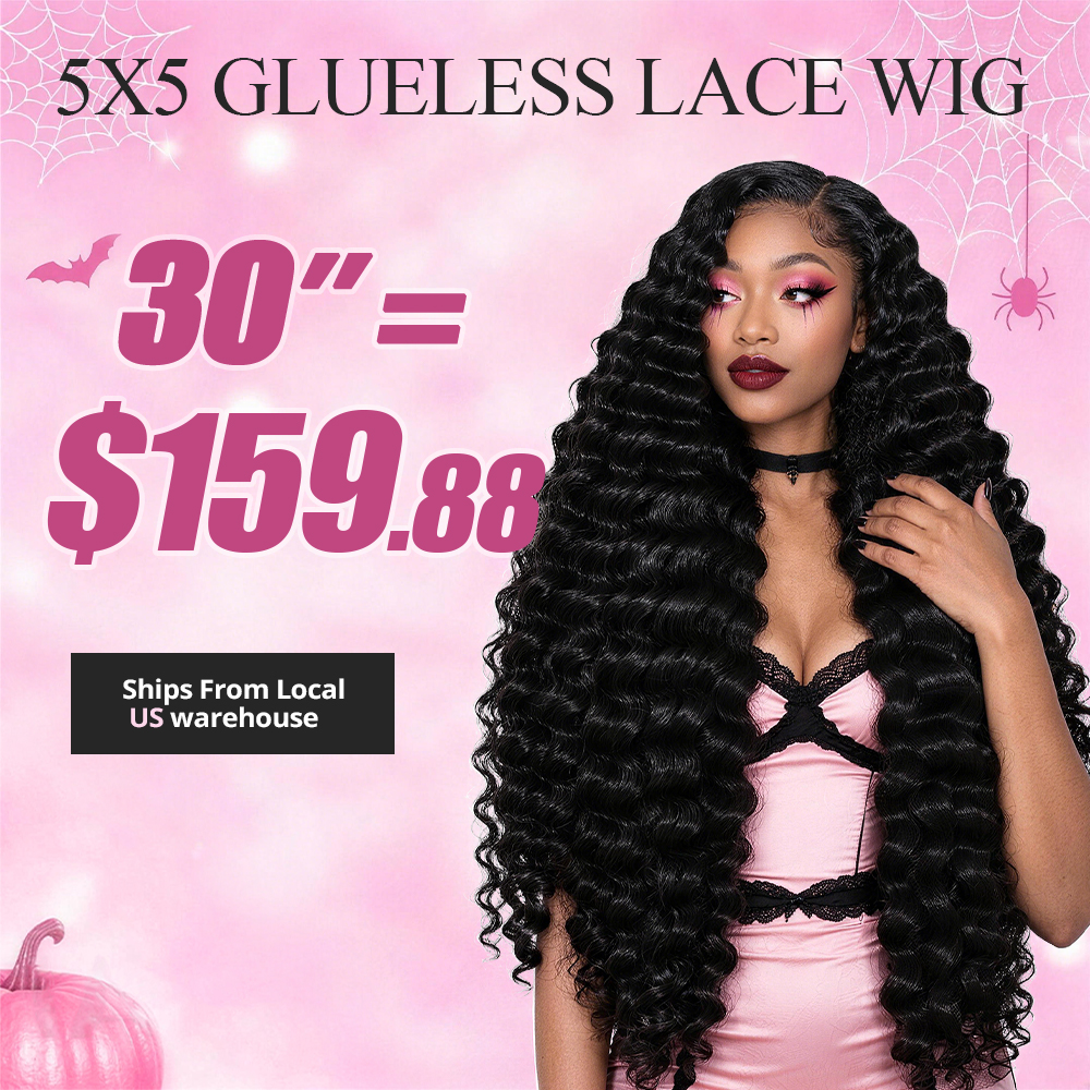 30''=$159.88 | Ready To Wear Glueless Wigs 5x5 HD Lace Closure Wigs Pre Cut Bleached Knots（ Ship From US )