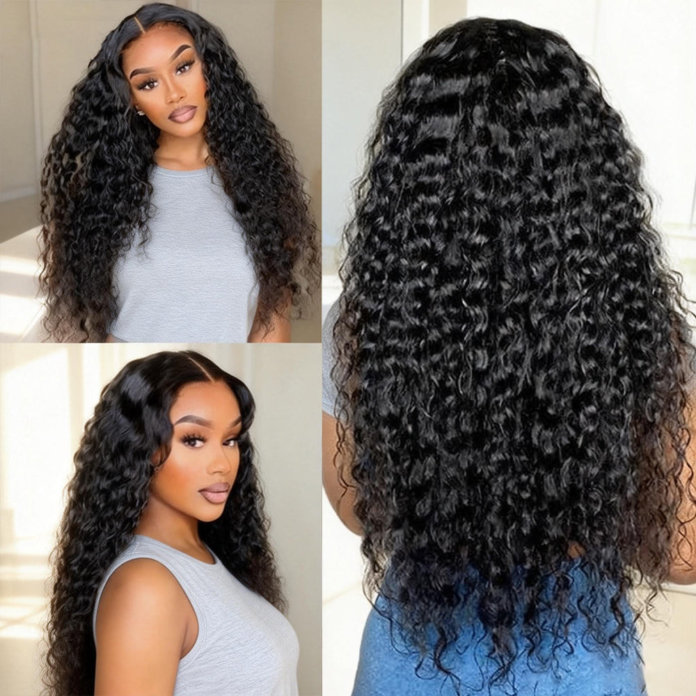 Hairsmarket Deep Wave 13x6 Full Lace Frontal Wig Pre-Everything Glueless Wig HD Transparent Lace 250% Density