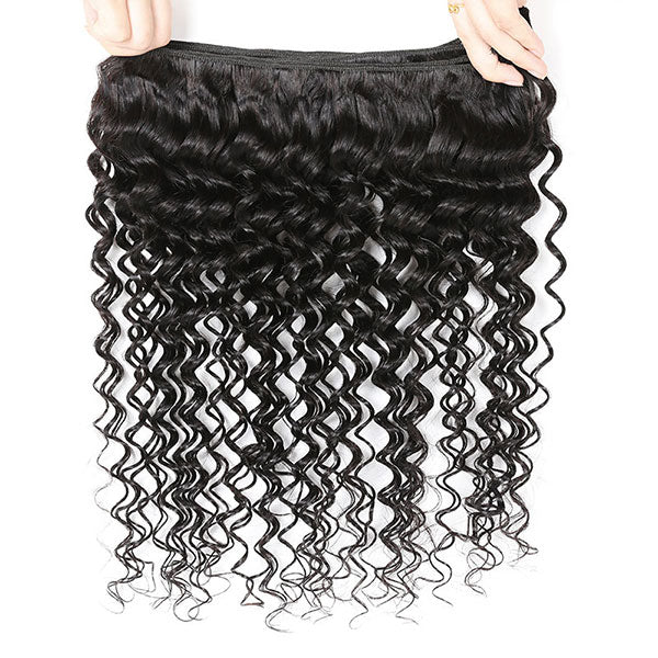 Ishow Virgin Deep Wave Human Hair Extensions 1 Bundle For Sale