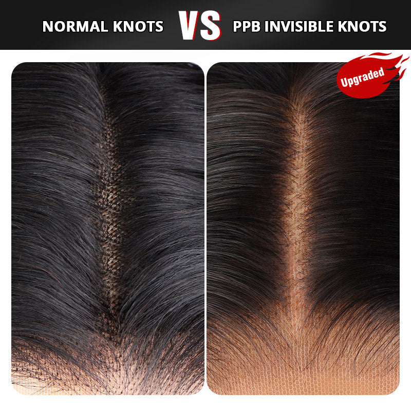 Hairsmarket Wear & Go Kinky Curly Glueless Wigs 13x4 Lace Front Wigs Bleached Knots 5x5 HD Lace Closure Wigs