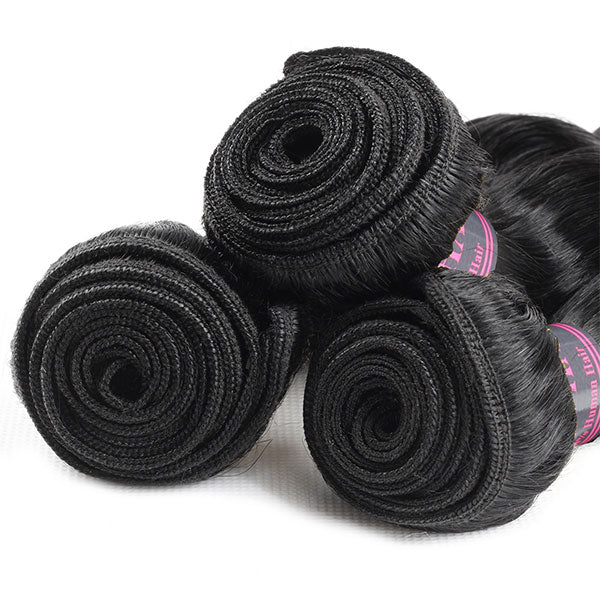 Ishow Loose Deep Wave Virgin Human Hair Weft For Black Woman