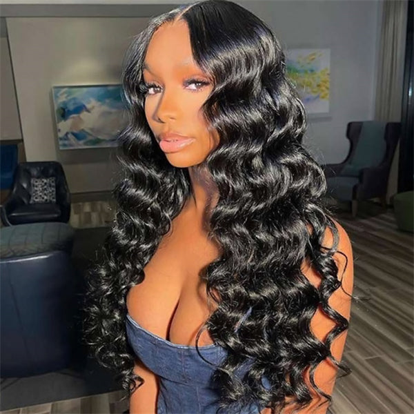 Bleached Knots Wigs Loose Deep Wave Glueless 13x4 HD Lace Front Wigs Beginner Friendy