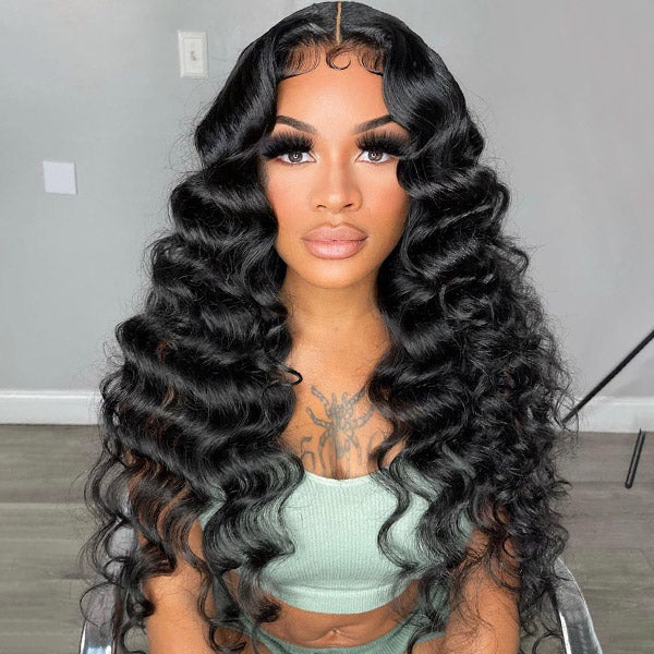 28''=$169.88 | Pre-Cut Lace Pre-Plucked Bleached Knots Wear Go Wigs 13x4 HD Lace Front Wigs