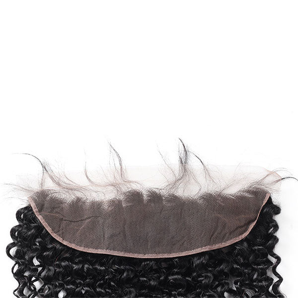 Ishow Hair Curly Wave Virgin Hair13*4 Lace Frontal Closure
