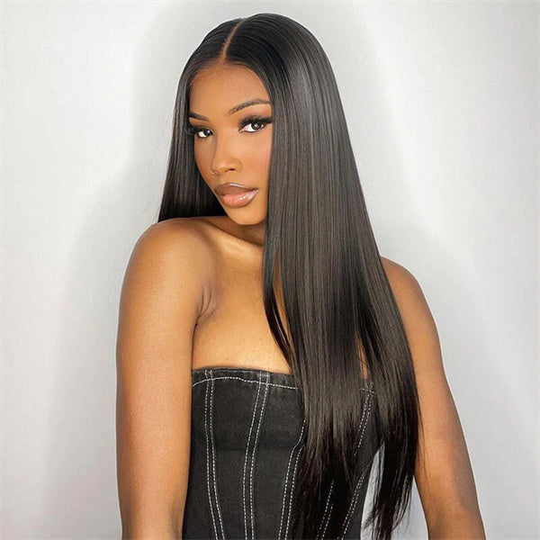 28''=$169.88 | Wear Go Pre Cut 5*5 Lace Wig Body Wave Human Hair Wigs Bleached Konts Pre Plucked Glueless Wigs