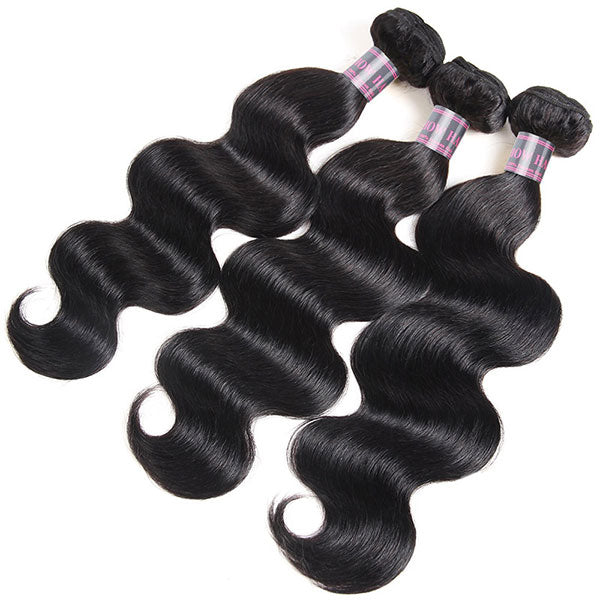Brazilian Body Wave Bundles Unprocessed Human Hair Weave 3 Bundles