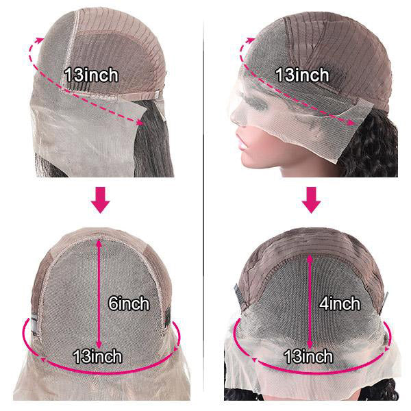 Highlight Wigs Body Wave Human Hair Wigs 13x4 Lace Front Wigs Ombre Color 13x6 Invisible HD Lace Frontal Wigs P4/27 Color