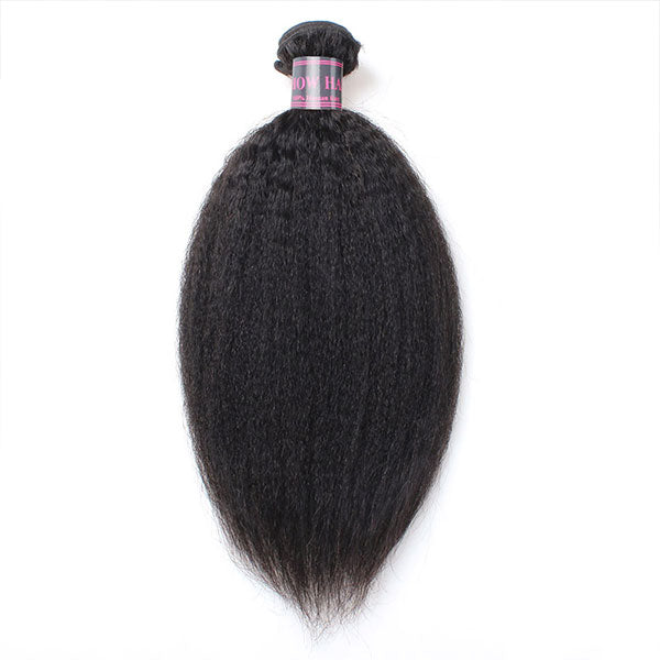 Ishow Virgin Kinky Straight Human Hair Weave Extensions Cheap Sale