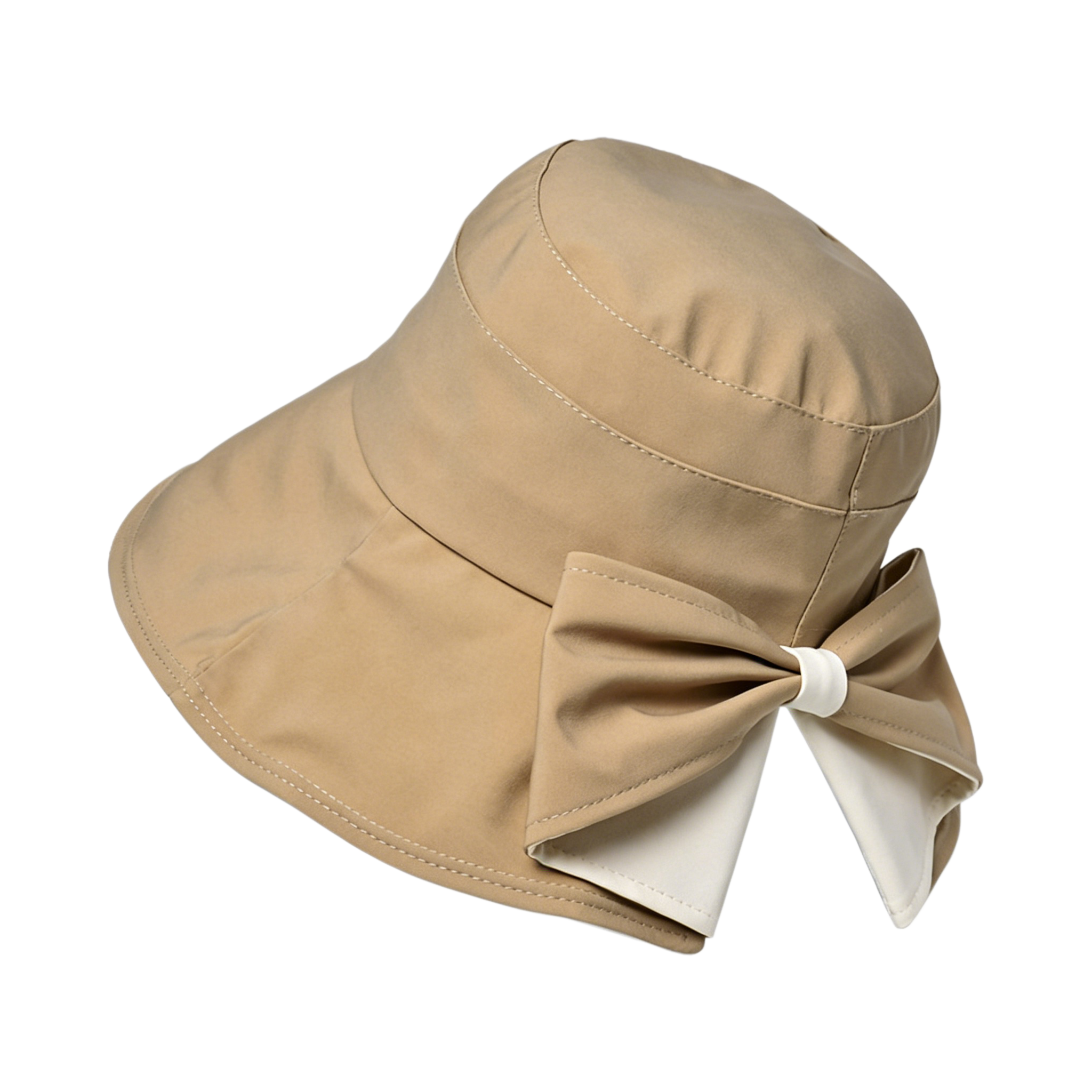 👒 Summer Hot Sale ☀️ Women's Bowknot Wide Brim Sun Protective Hat