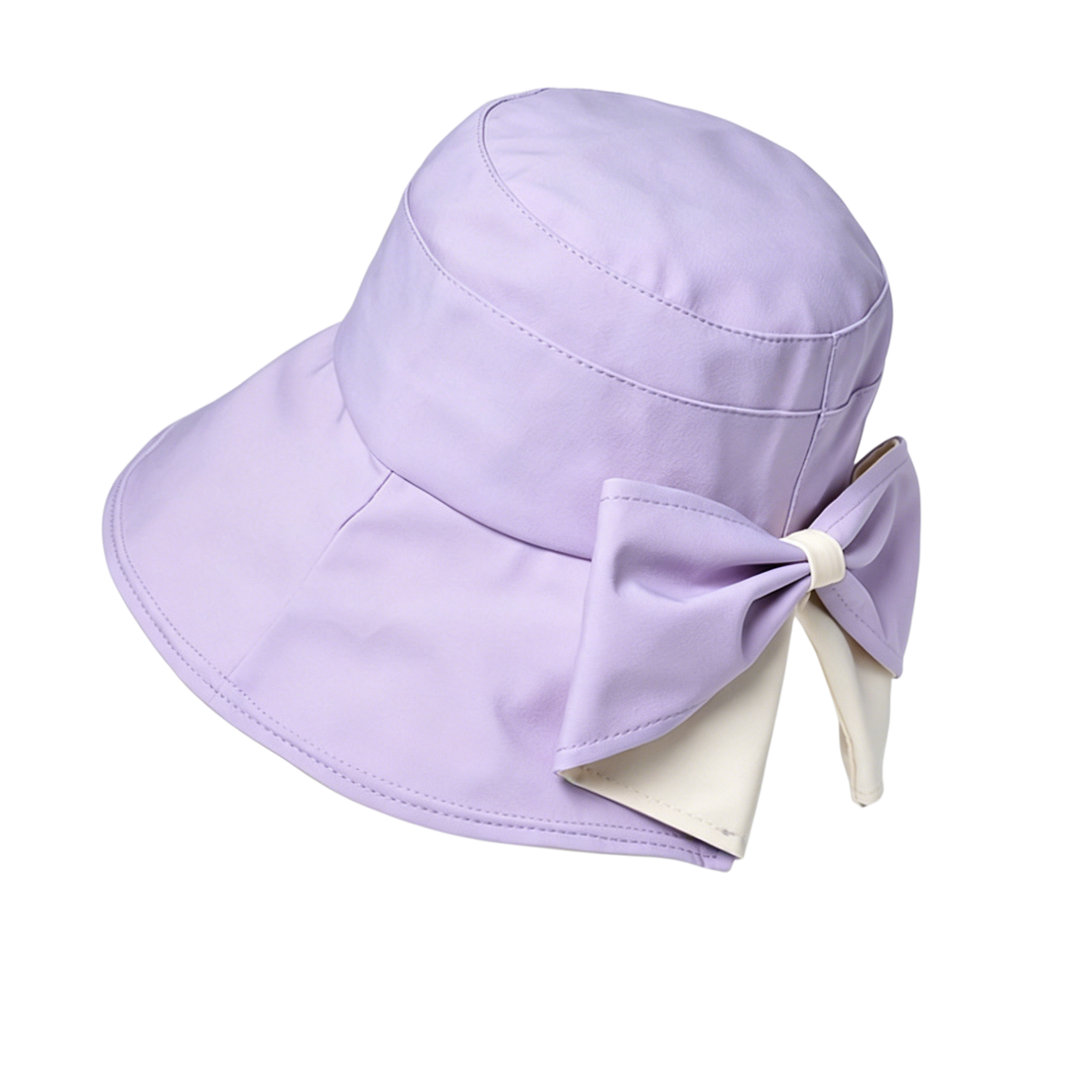 👒 Summer Hot Sale ☀️ Women's Bowknot Wide Brim Sun Protective Hat