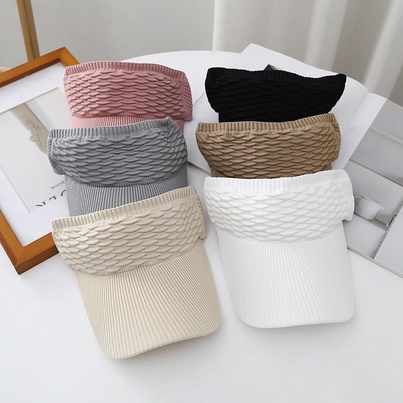 👒 2-Pack Women's High Ponytail Sun Visor Hats