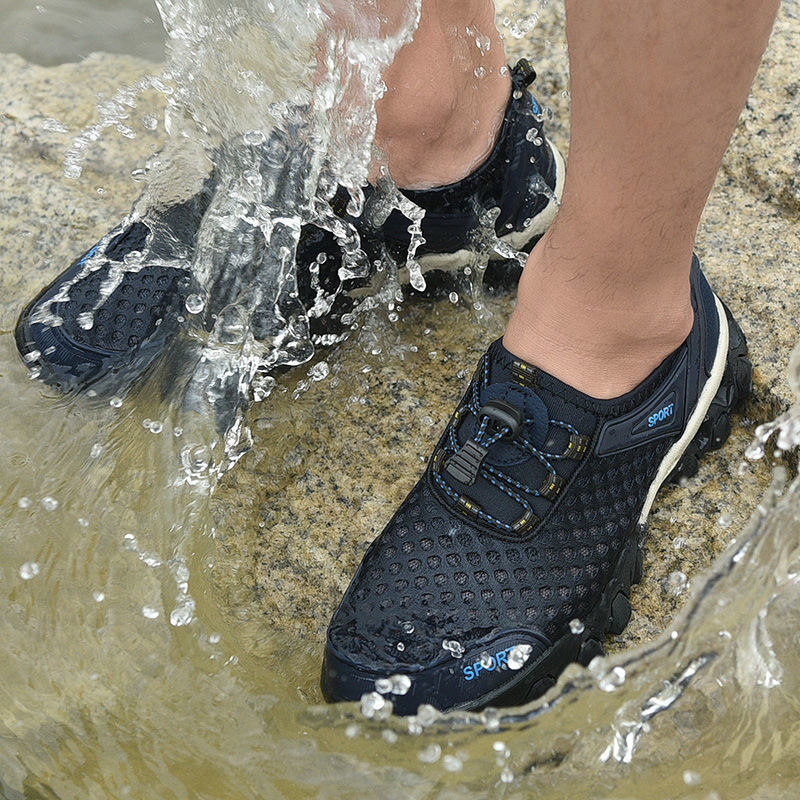 Men's outdoor cutout mesh shoes