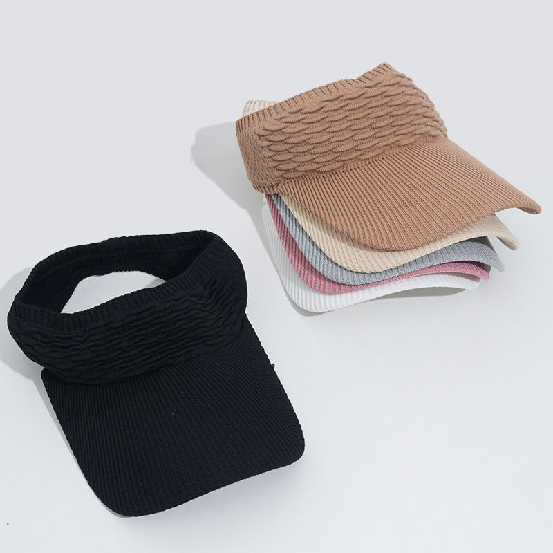 👒 2-Pack Women's High Ponytail Sun Visor Hats