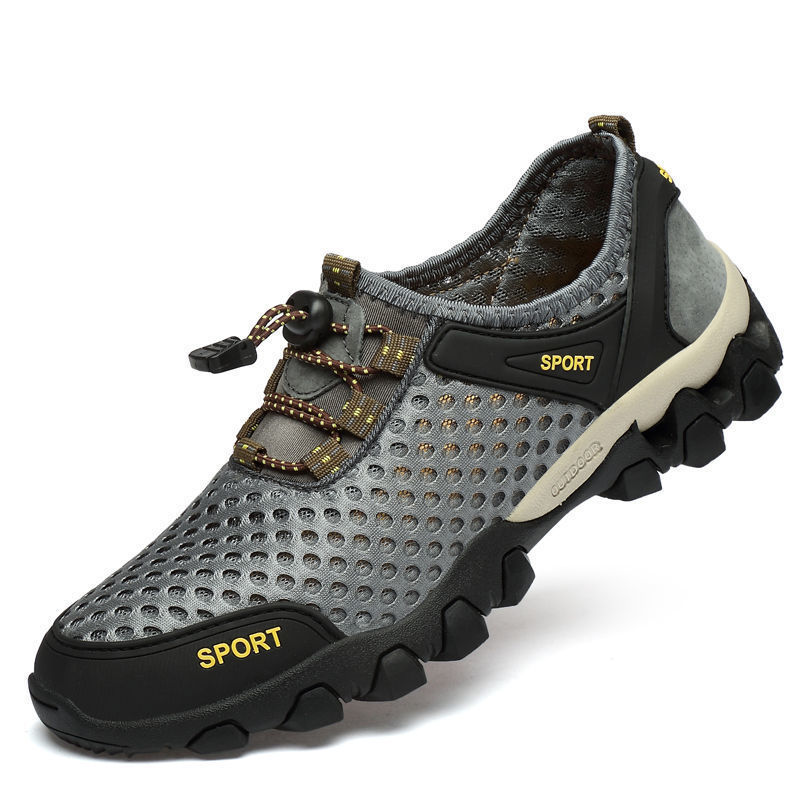 Men's outdoor cutout mesh shoes