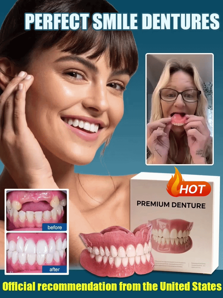 【Limited-Time Offer: Save 49%】Perfect Smile Dentures