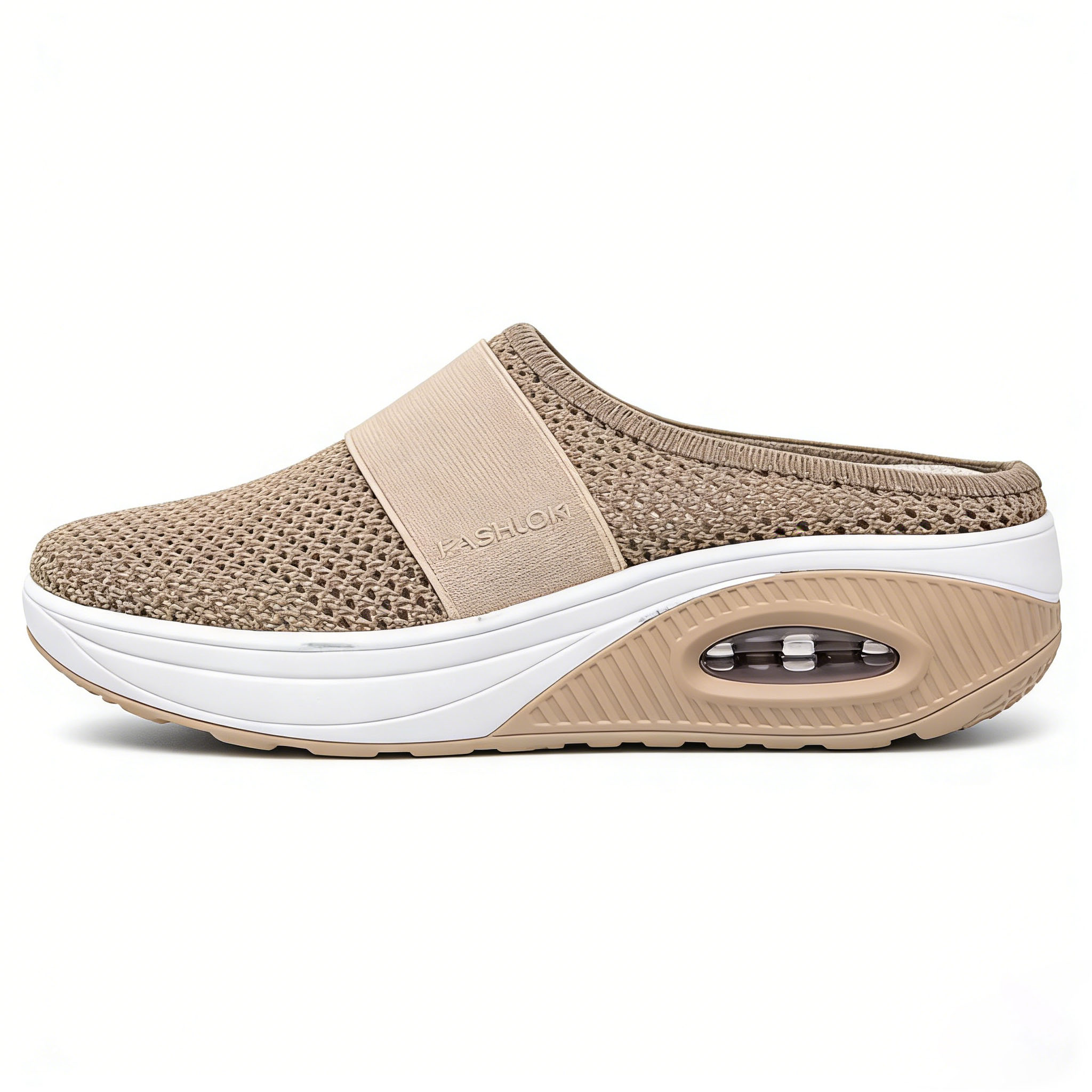 Women's comfortable walking shoes/orthopedic slides (featuring arch support, air-cushion design, and slip-on style)