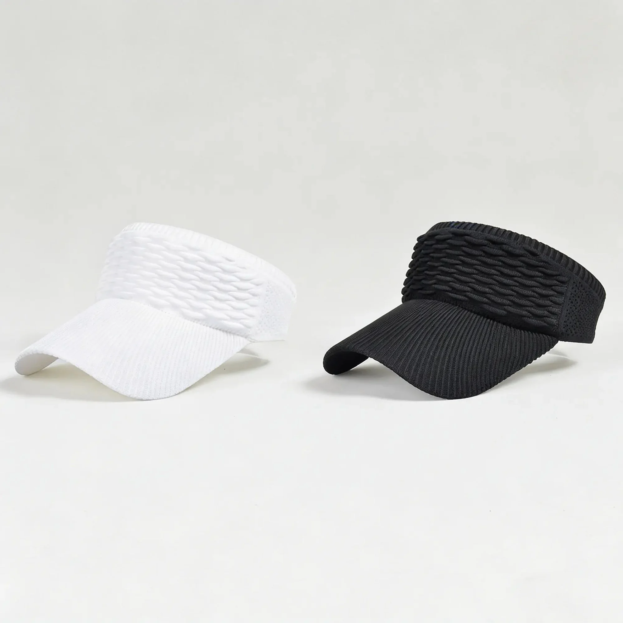 👒 2-Pack Women's High Ponytail Sun Visor Hats