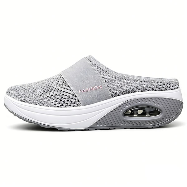 Women's comfortable walking shoes/orthopedic slides (featuring arch support, air-cushion design, and slip-on style)