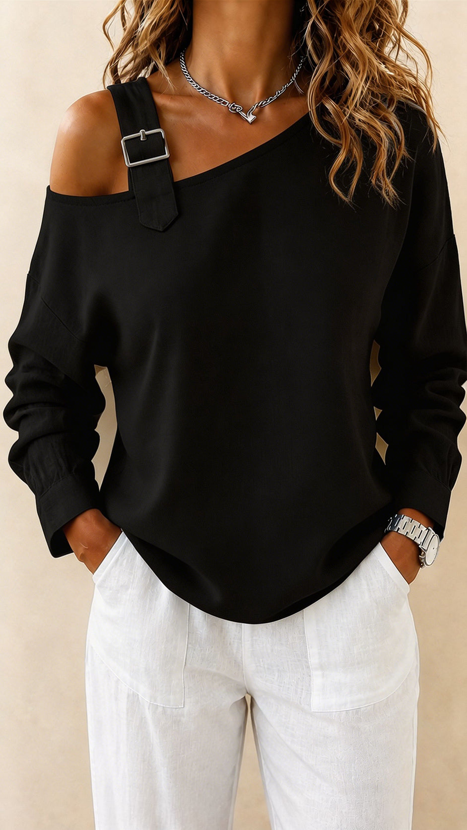 【Summer Hot Seller】Women's Shirts — Off-the-Shoulder Tops Collection