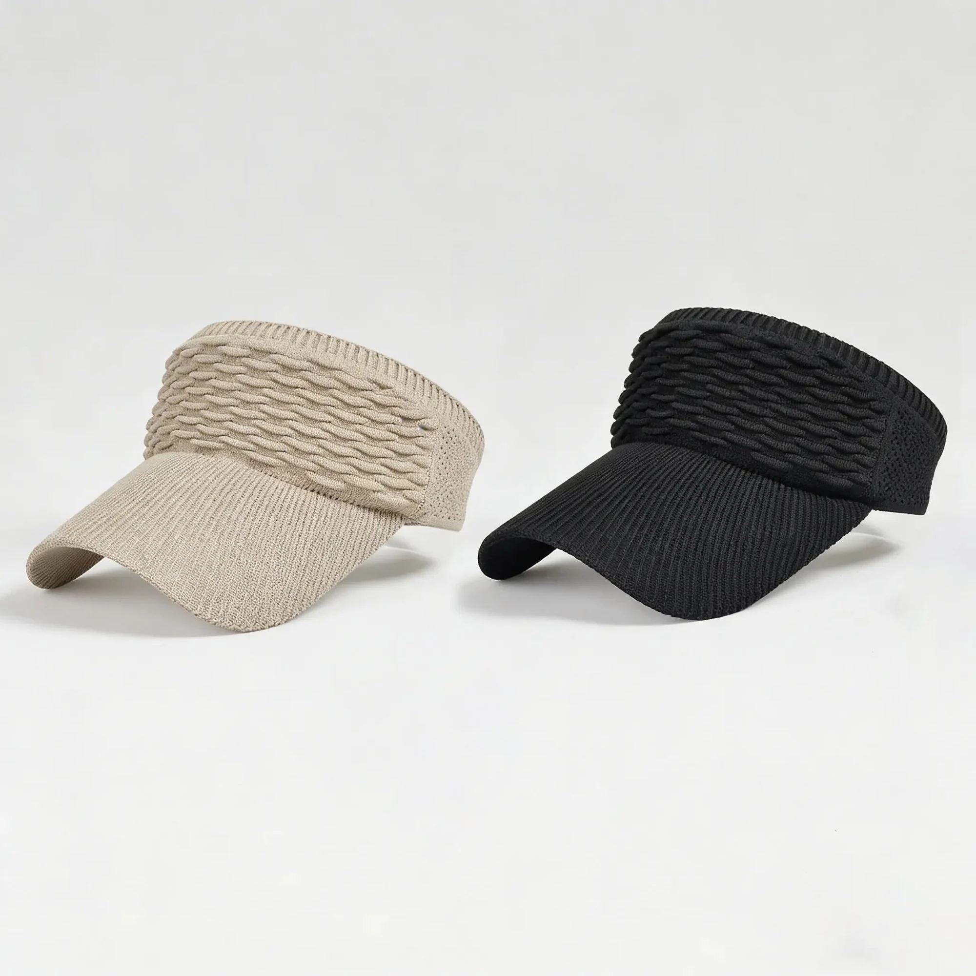 👒 2-Pack Women's High Ponytail Sun Visor Hats