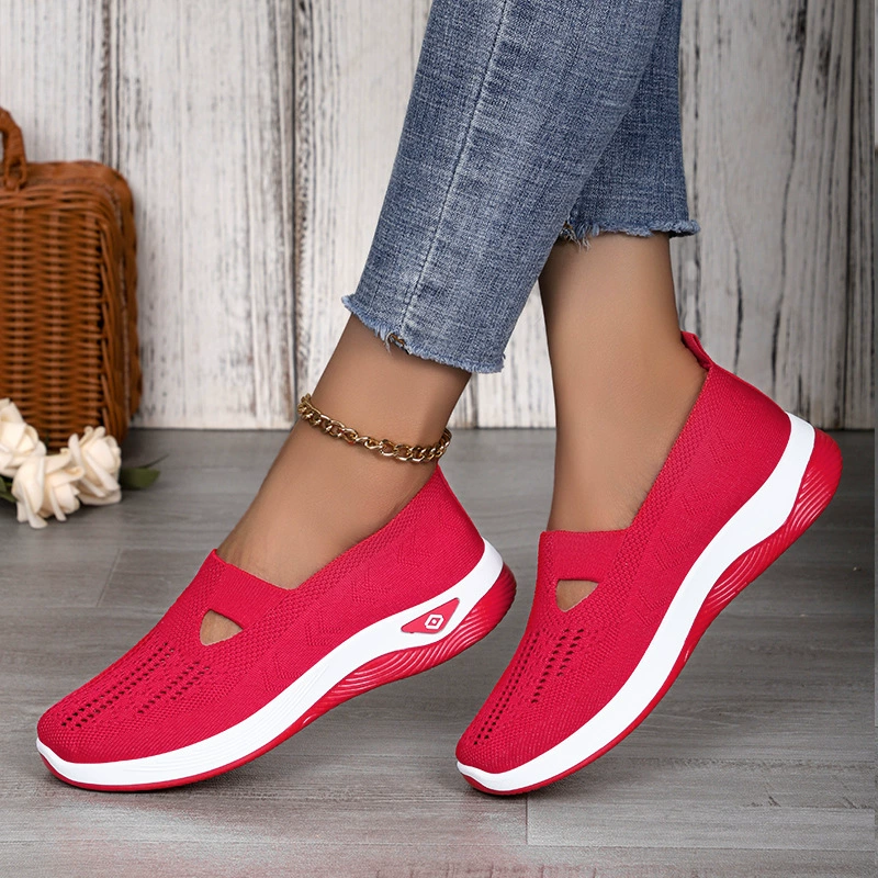 Women's casual shoes for all seasons, ultra-lightweight and breathable, with arch support, shock absorption, and relief from foot pain.