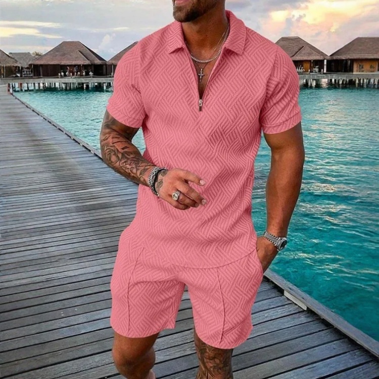 Cabana Polo Shirt And Shorts Co-Ord
