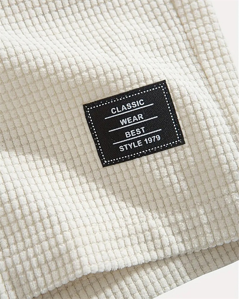 Men's Waffle Shorts Shorts Summer Shorts Casual Shorts Pocket Elastic Waist Drawstring Plain Comfort Breathable Knee Length Outdoor Vacation Sport Casual Black White Micro-elastic 2026 - BHD 9.19 &ndash;P6