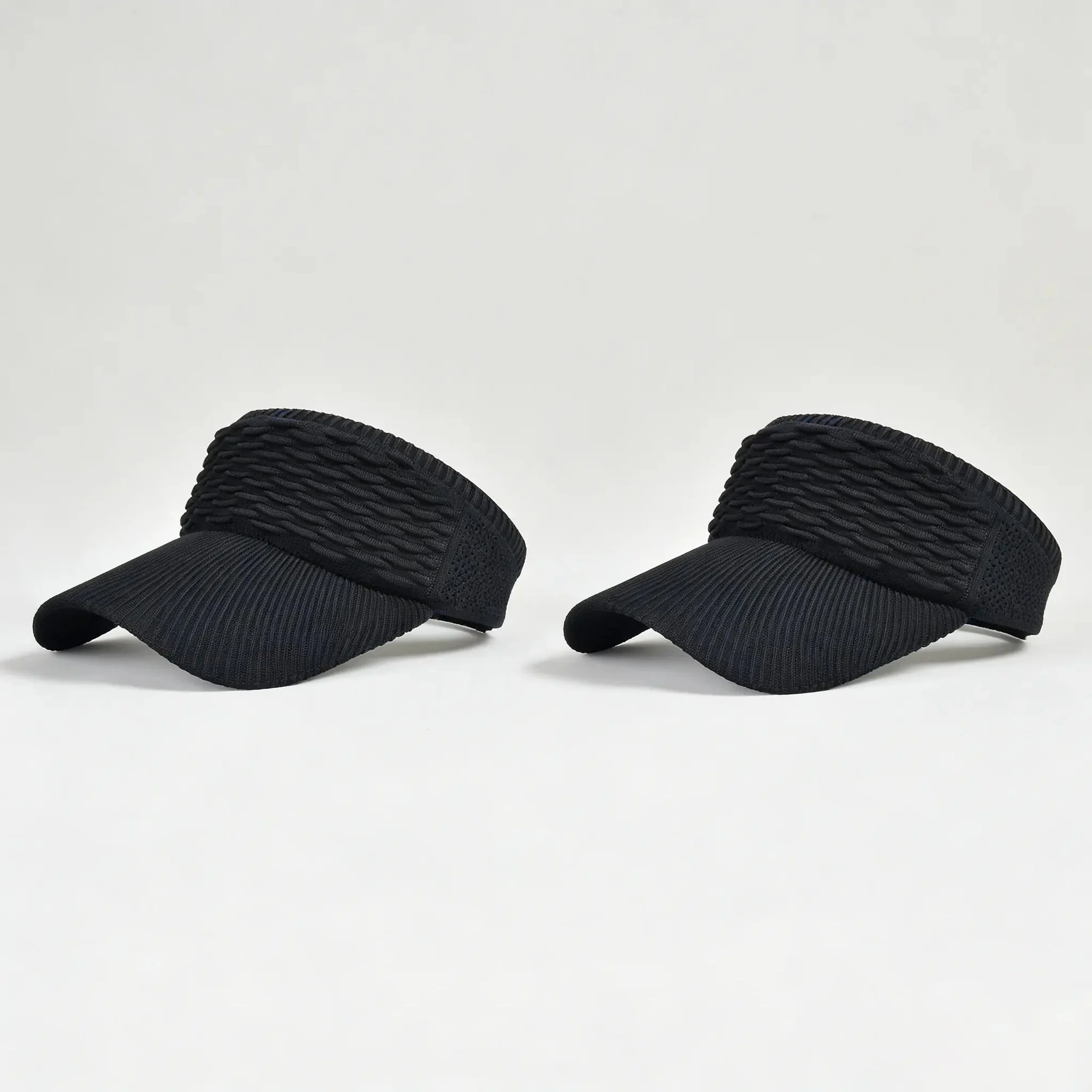 👒 2-Pack Women's High Ponytail Sun Visor Hats