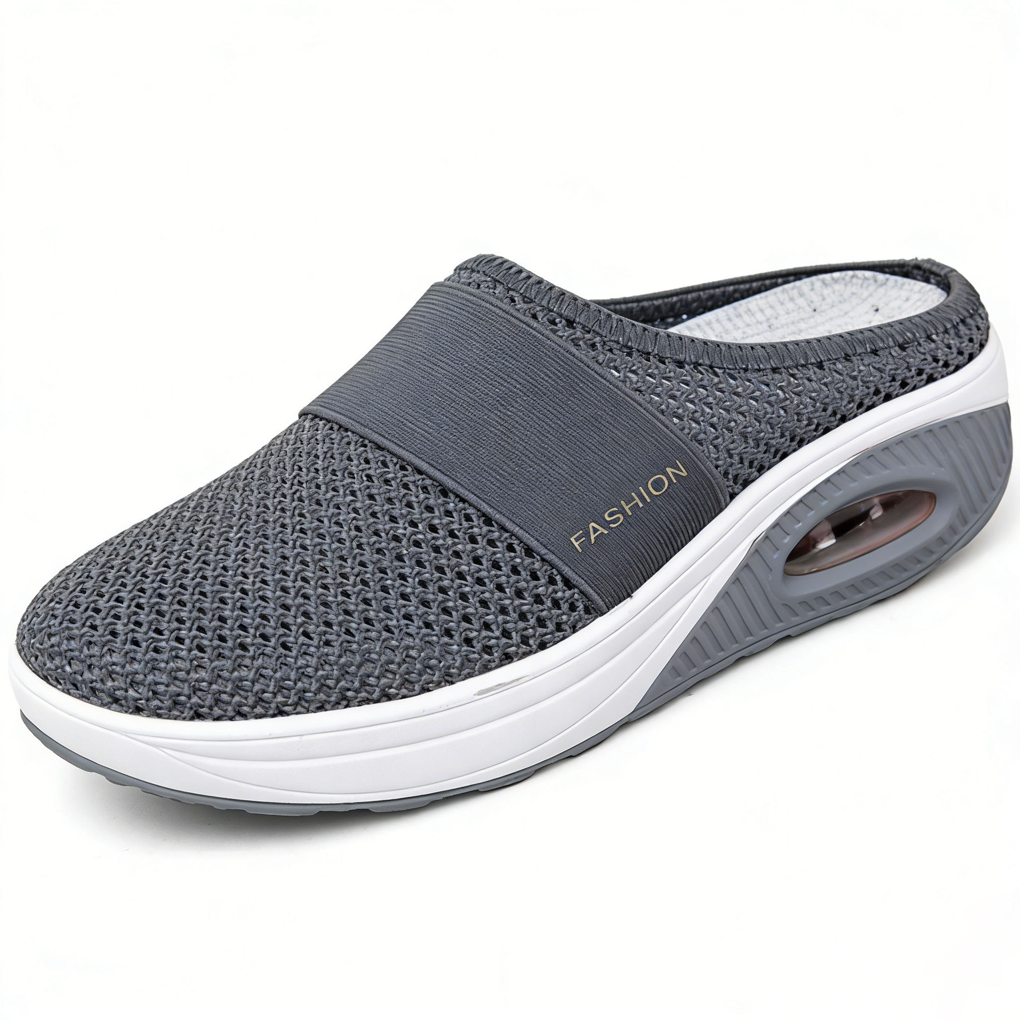 Women's comfortable walking shoes/orthopedic slides (featuring arch support, air-cushion design, and slip-on style)