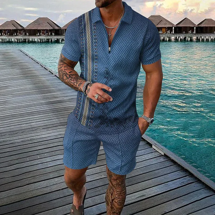 Cabana Polo Shirt And Shorts Co-Ord
