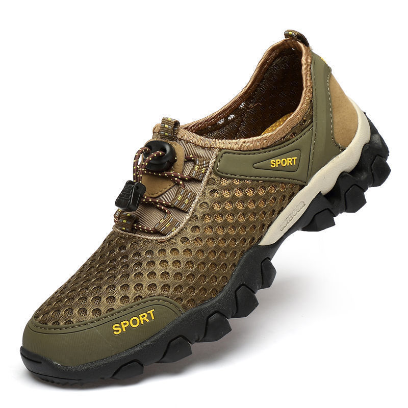 Men's outdoor cutout mesh shoes
