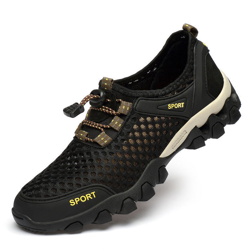 Men's outdoor cutout mesh shoes