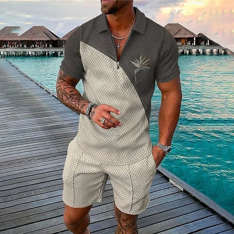 Cabana Polo Shirt And Shorts Co-Ord