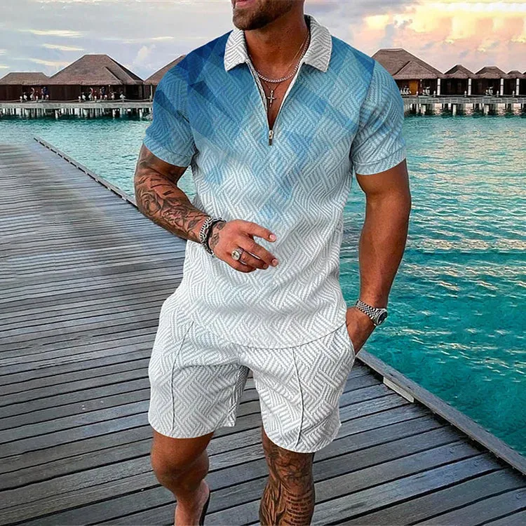 Cabana Polo Shirt And Shorts Co-Ord