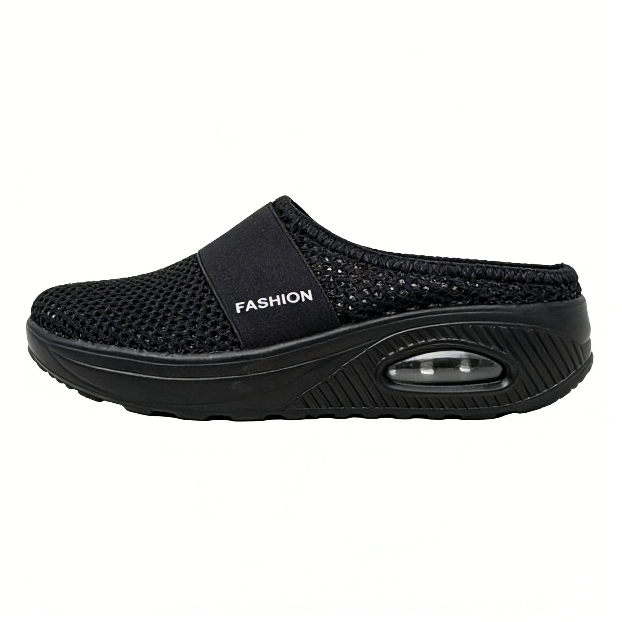 Women's comfortable walking shoes/orthopedic slides (featuring arch support, air-cushion design, and slip-on style)