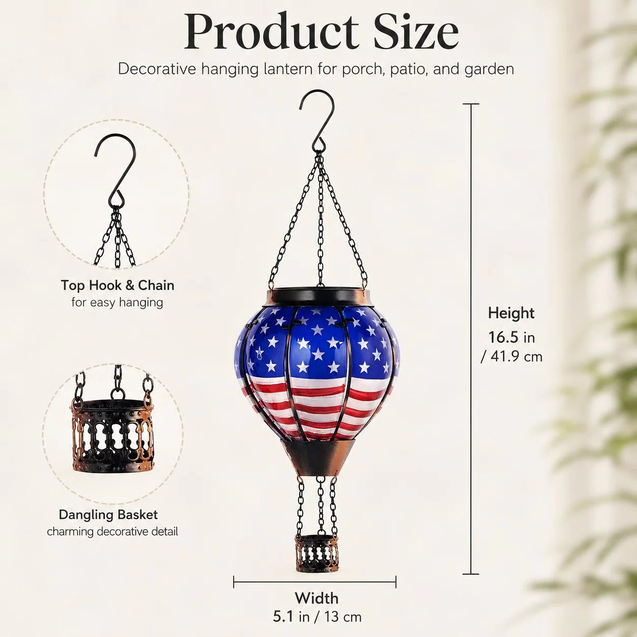 ✨250th Anniversary Solar Hot Air Balloon Lantern🏮