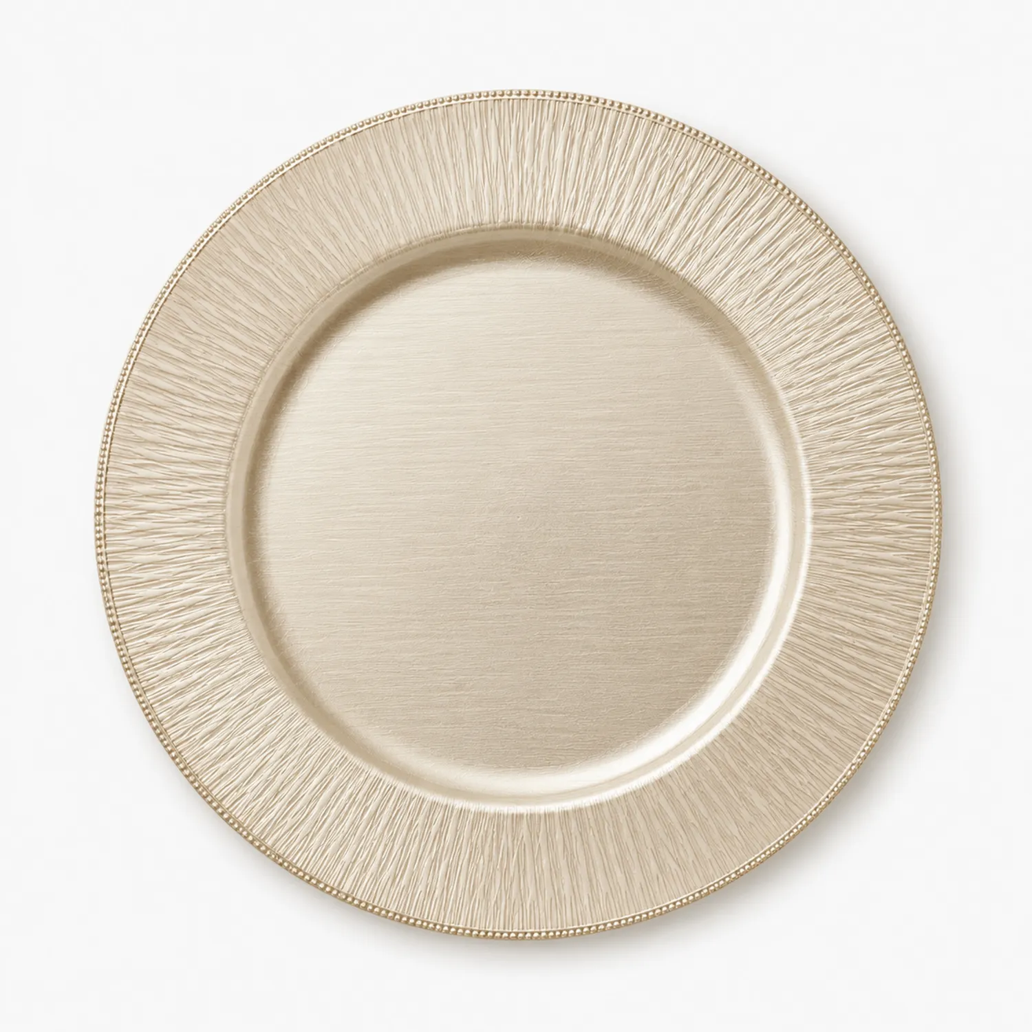 Plato de Carga Redondo Dorado 33 cm